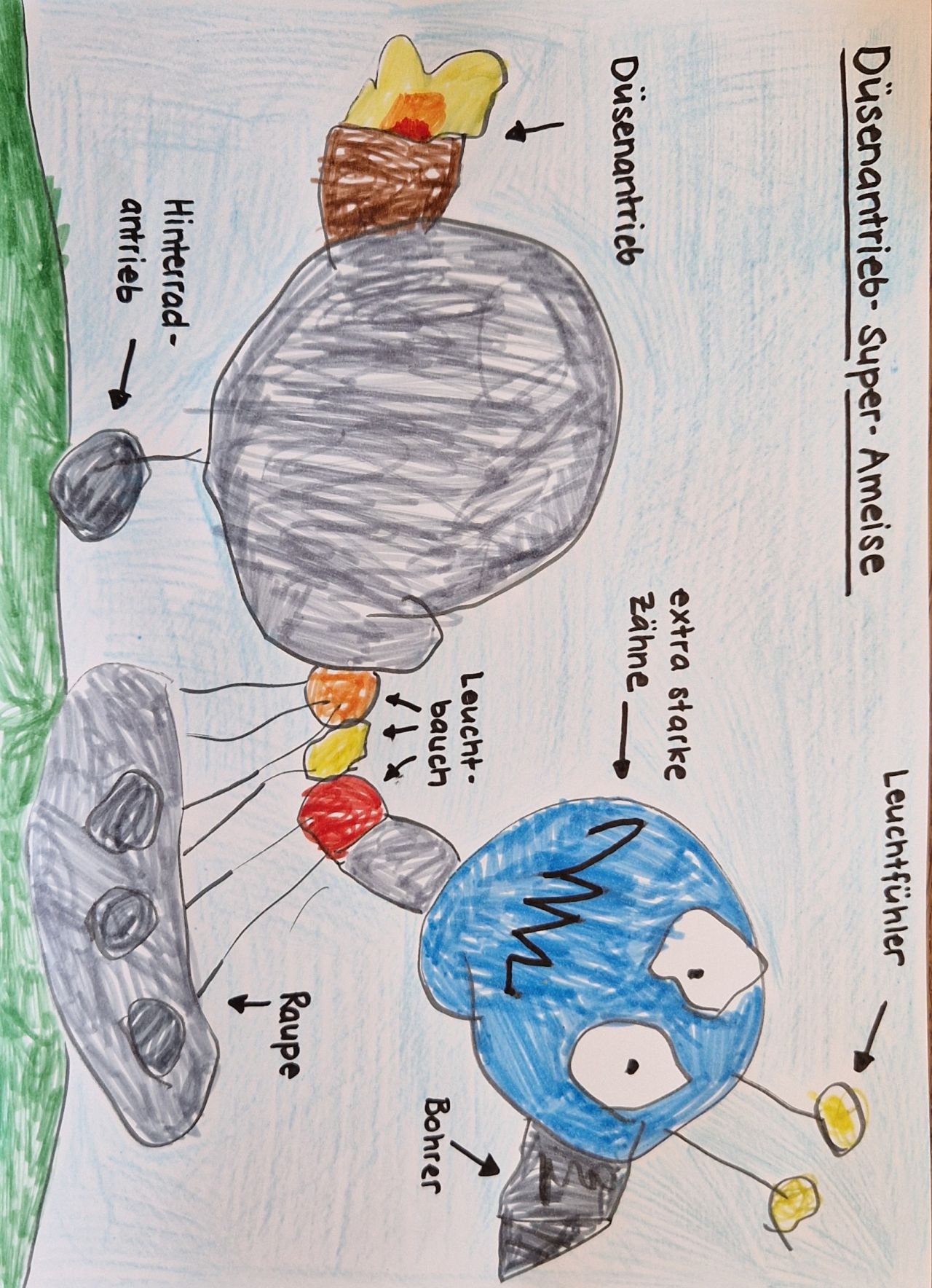 Düsenantrieb-Super-Ameise